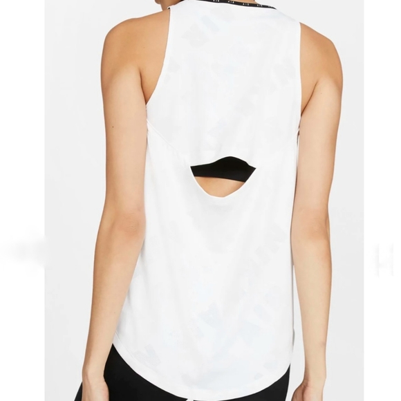 Nike Women's Air Running White Tank Top Size Large - Picture 7 of 13